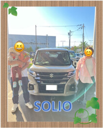 初めてのお車はソリオ
